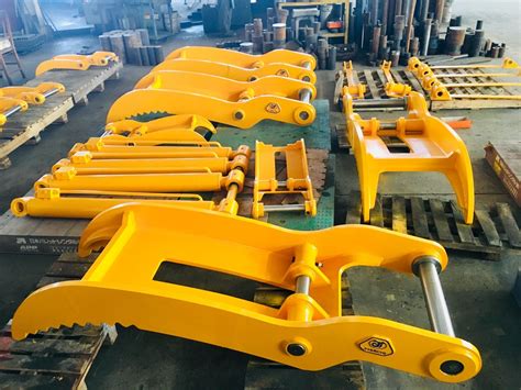 china excavator bucket thumb|excavator bucket with hydraulic thumb.